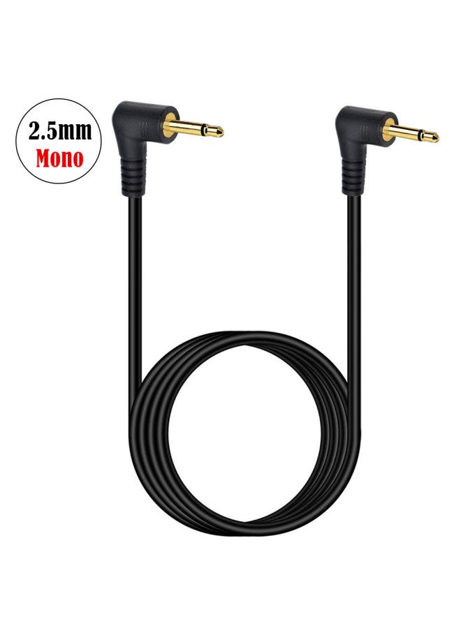 2.5mm Mono Mono Dual Male Audio Cable Single Tone 2.5mm Male To Male Audio Cable-Color:Mono: Straight To Straight-Line Length:Mono: 1.8 M  - Image 4