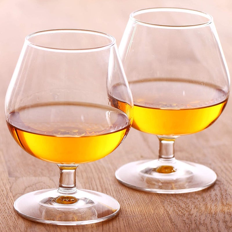 NVRA 260ml Modern Fashioned Flute Glass for Brandy Wine Juice and etc Clear_260ml Set of 6 - Image 5