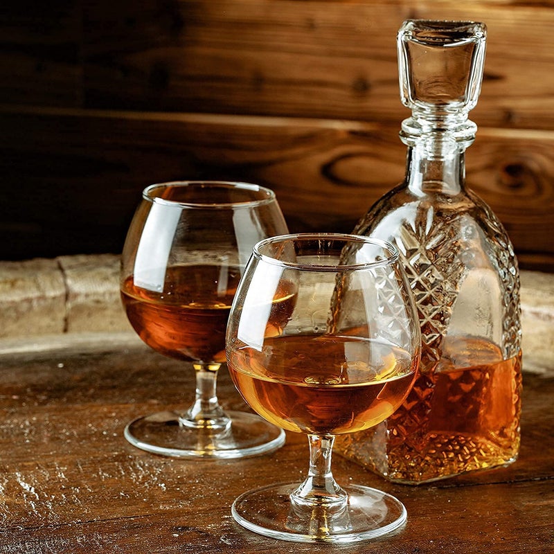 NVRA 260ml Modern Fashioned Flute Glass for Brandy Wine Juice and etc Clear_260ml Set of 6 - Image 3