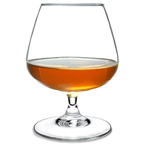 NVRA 260ml Modern Fashioned Flute Glass for Brandy Wine Juice and etc Clear_260ml Set of 6 - Image 1