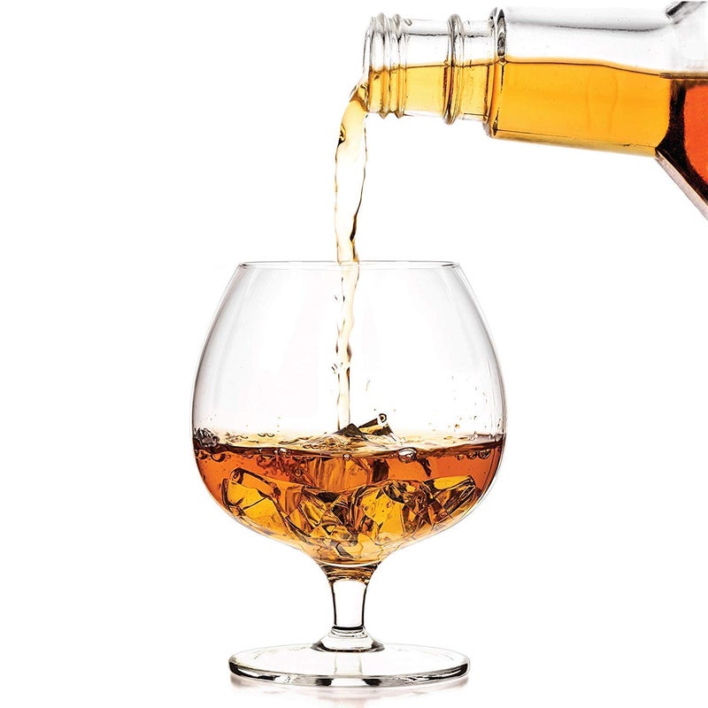 NVRA 260ml Modern Fashioned Flute Glass for Brandy Wine Juice and etc Clear_260ml Set of 6 - Image 2