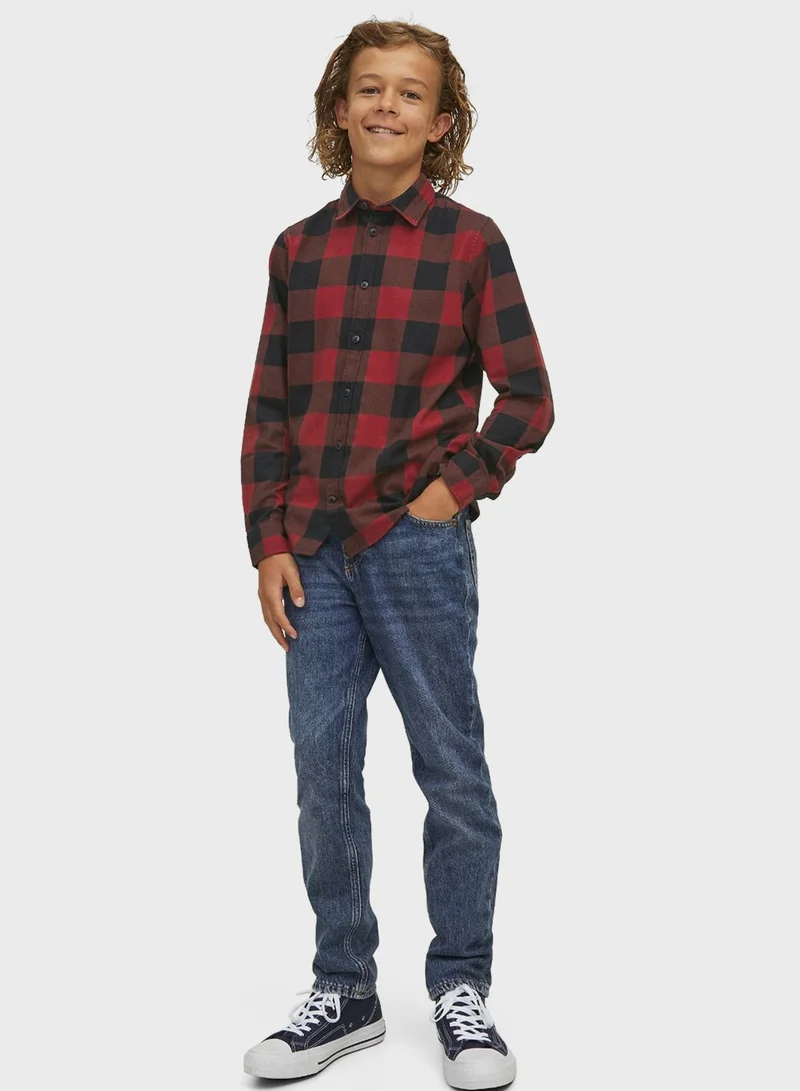 Jack & Jones Junior Youth Checked Shirt