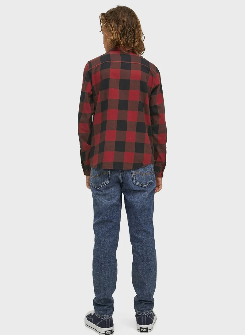 Jack & Jones Junior Youth Checked Shirt