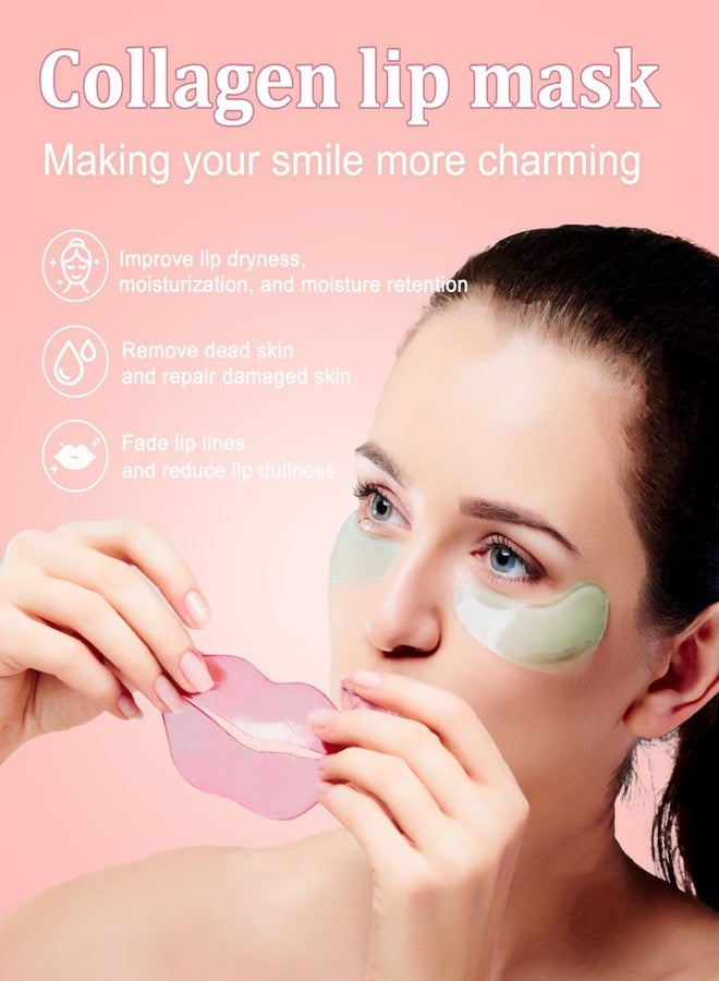Bukamkom Collagen Lip Masks Bulk(20 Pieces/Box),Lip Mask Sheet Lip Care to Reduce Dark Lips and Lip Lines to Remove Dead Skin Moisture,Bulk Lip Masks Individually Wrapped(20) - Image 4