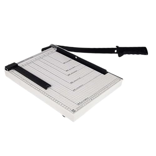 GOLD LEAF A4 Paper Trimmer – 12" Guillotine Cutter with Automatic Clamp, Blade Lock & Metal Base – Cuts Up to 15 Sheets, A4 to B7 Size – Ideal for Office & School Use - Image 1