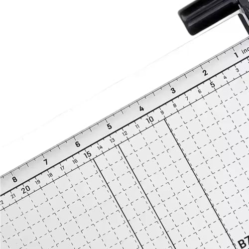 GOLD LEAF A4 Paper Trimmer – 12" Guillotine Cutter with Automatic Clamp, Blade Lock & Metal Base – Cuts Up to 15 Sheets, A4 to B7 Size – Ideal for Office & School Use - Image 3