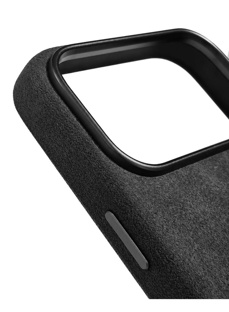 LOOP Alcantara Slim MagSafe Compatible Case for iPhone 18 Pro Max with Metal Buttons - Image 3