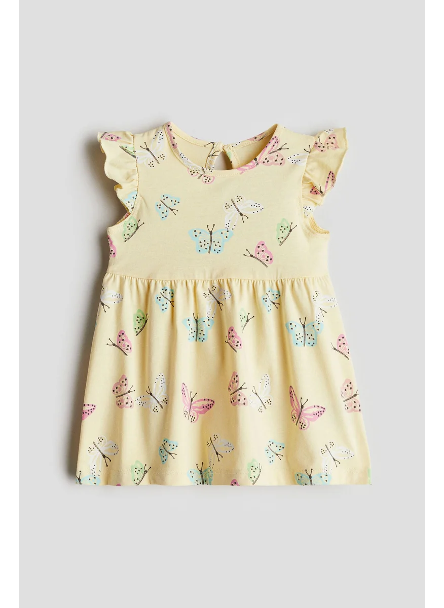 H&M Printed Cotton Dress