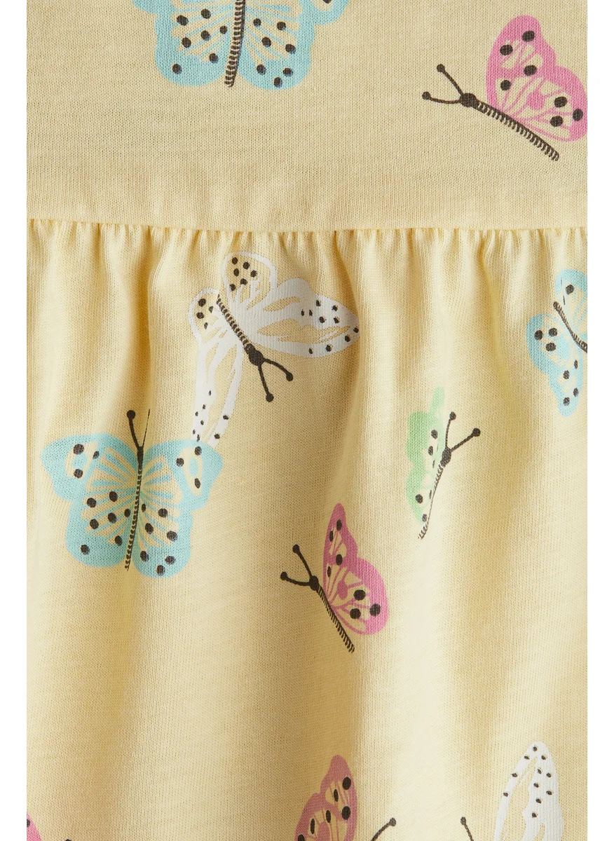 H&M Printed Cotton Dress