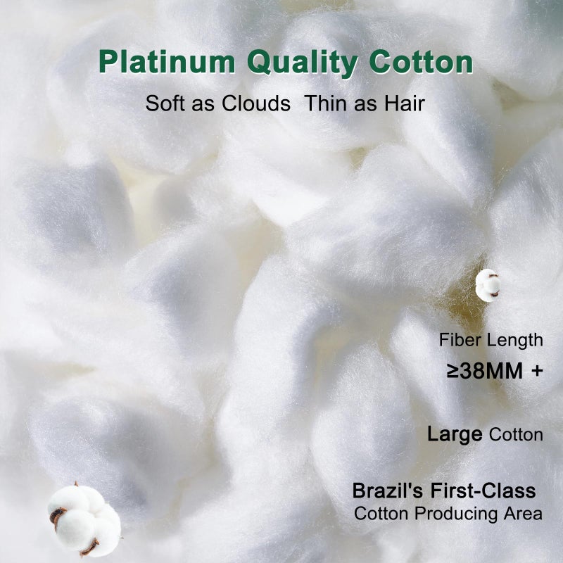 YOUR MOON Fluffy Support Bed Pillow Queen Size, Super Soft Premium Down-Alternative Filling for Sleeping, Luxury Hotel Quality Bed Pillows for Side Sleeper (Rainbow) - Image 4