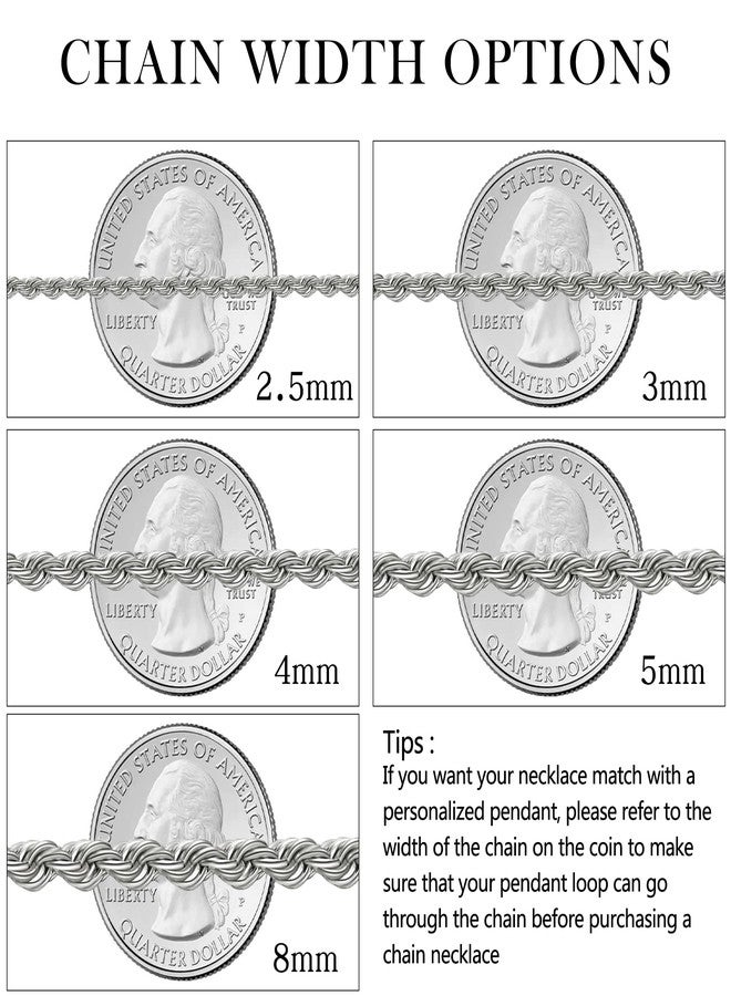 HolyFast Twist Chain Necklace - Stainless Steel Rope Jewelry for Men & Women - Image 4