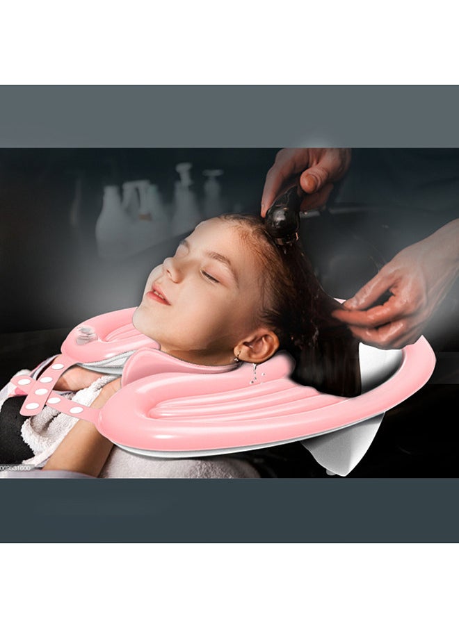 Generic Inflatable Shampoo Trays with Tube Inflator Pump Mobile Hair Washing Basin No Spills Wash Hair In Bed Hair for Elderly Disabled Pregnant Injured  - Image 5