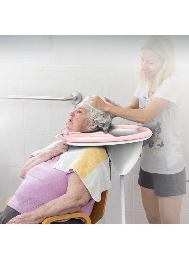 Generic Inflatable Shampoo Trays with Tube Inflator Pump Mobile Hair Washing Basin No Spills Wash Hair In Bed Hair for Elderly Disabled Pregnant Injured  - Image 4