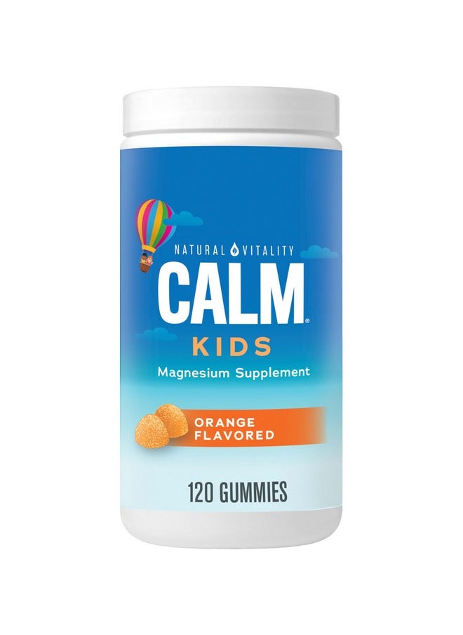 Natural Vitality Calm, Magnesium Citrate Kids Supplement, Stress Relief Gummies, Supports a Healthy Response to Stress, Gluten Free, Vegan, Sweet Citrus, 120 Gummies - pzsku/Z4302296A8B9C848D9A07Z/45/_/1739882621/3935c0bc-7999-487a-807e-bd64c857804c