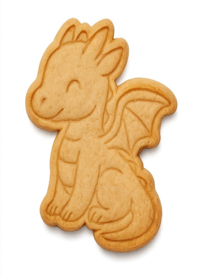 Mighty Gadget Fantasy Chibi Dragon Cookie Cutter - 4x3.5" Creative Baking - Image 1