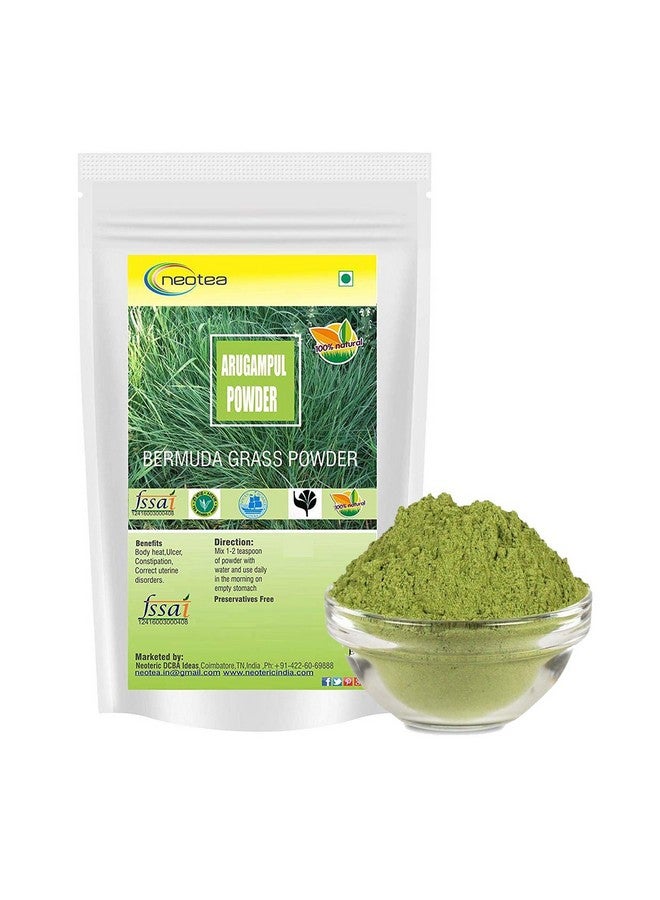 Neotea Arugampul Powder | Bermuda Grass (Cynodon Dactylon) | Bahama Grass | Indian Doab | Doob Grass | Dhub Dactylon | Organic Herbal| Supports Detox, and Immunity | 100% Pure & Natural 300 GM - Image 3