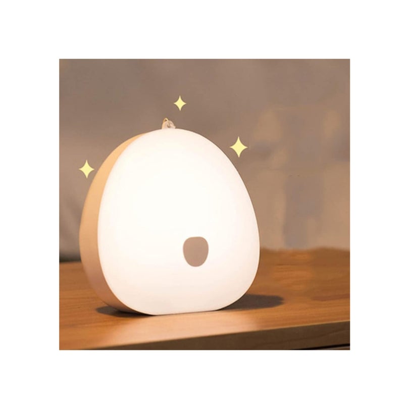 Barakah Kids Night Light, Usb Rechargeable Baby Nursery Lamp With Color Changing Touch Senor, Brightness Adjustable, Dimmable Eye Caring, Hangable, Bedside Table Lamp For Baby Kids Room Bedroom - Image 1