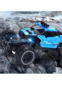 Swift RC Car Remote Control Rechargeable Monster Trucks 2.4GHz RC Car Vehicle Truck Crawler with Rechargeable Batteries for Boys Kids and Adults, Blue  - Image 2