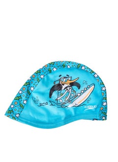 speedo Speedo Infant Swim Cap – Blue | Soft & Stretchable Printed Polyester | Ideal for Kids Aged 2-6 Years | Comfortable & Waterproof Design  - Image 1