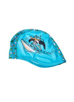 speedo Speedo Infant Swim Cap – Blue | Soft & Stretchable Printed Polyester | Ideal for Kids Aged 2-6 Years | Comfortable & Waterproof Design  - Image 2