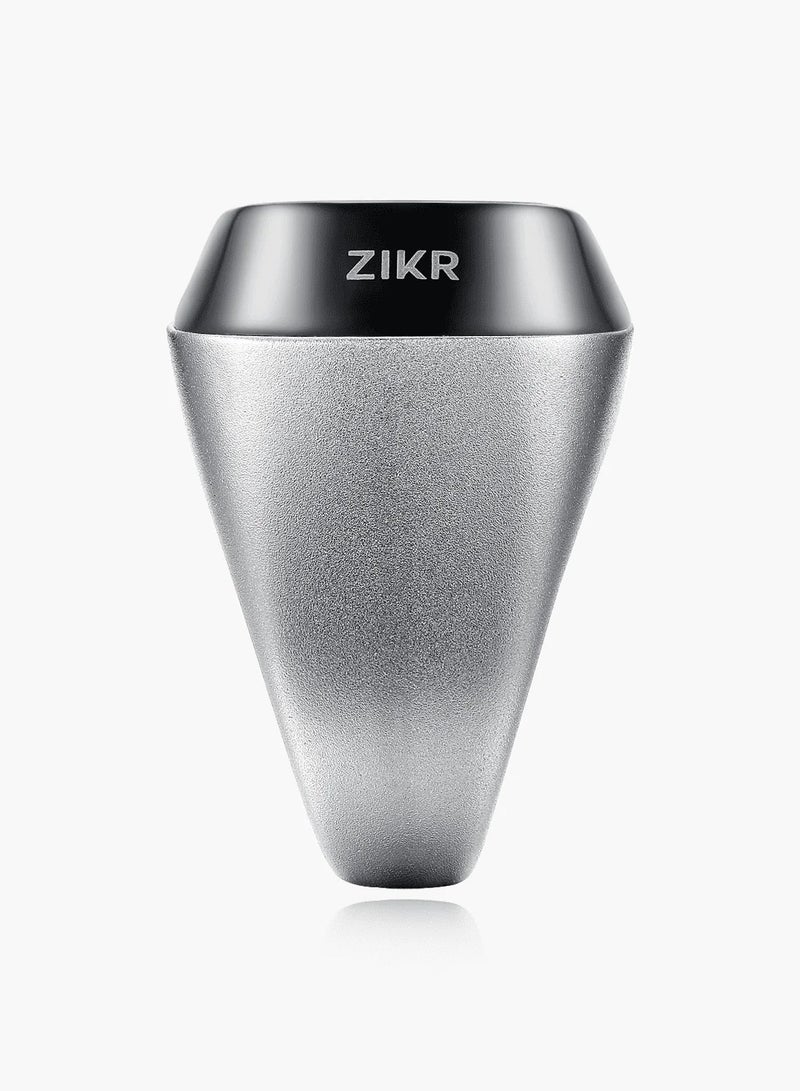 يومكس عداد رقمي تسبيح ذكي خاتم الذكر معدن 18 ملم فضي - Image 2