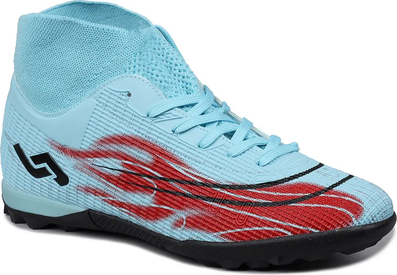 Jump 29677 Blue - Red AstroTurf Football Boots with Socks