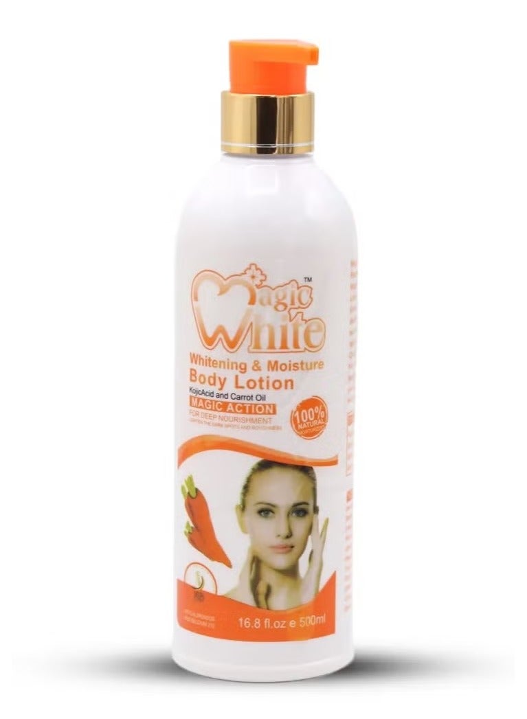 Magic White Carrot Whitening and Moisturizing Body Lotion 500ml