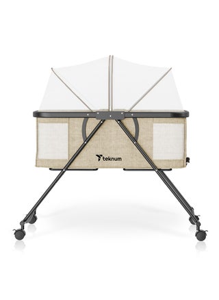 Teknum 3-IN-1 Baby Cot/Cradle w/ Mosquito net & Wheels – Ivory - pzsku/Z4302A626A6D88433F7F7Z/45/_/1720073002/cfb8b2a2-b863-4c49-a8eb-f6e41dd15ec5