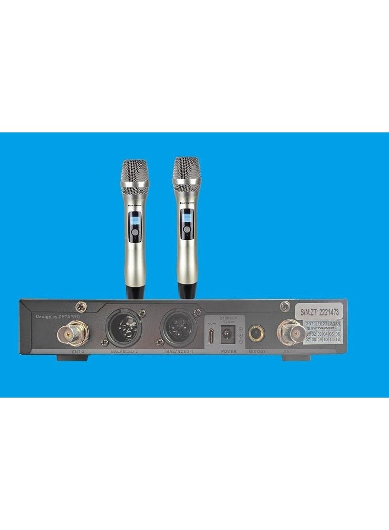Zetapro Ultra 1 Wireless Microphone System (Mettalic Light Gold) - Image 4