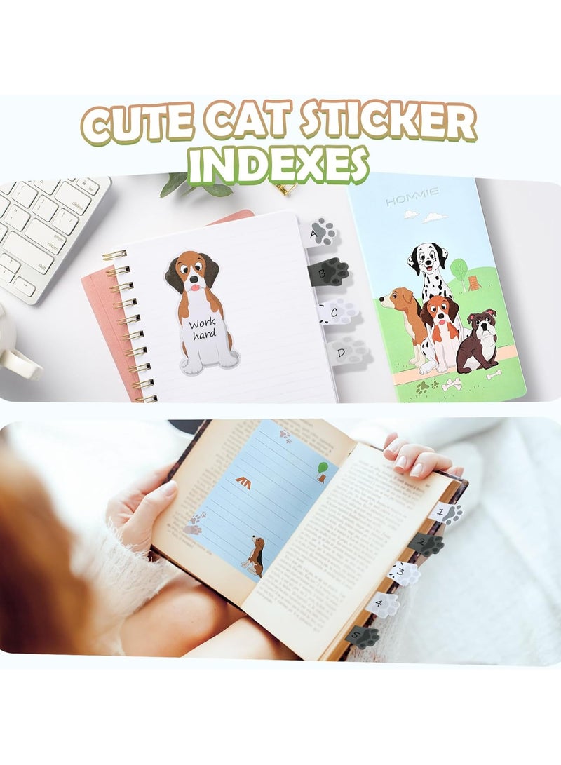 NIIMBOT Dog Sticky Notes Set, Planner Sticky Note Dividers Tabs 300 Sheets, Cute Animals Shape Markers Flags Self-Stick Memo Pads for Dog Lovers Home Office School Supplies - Image 4