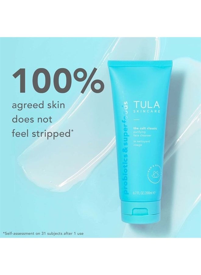 TULA - Skin Care The Cult Classic Purifying Face Cleanser (Travel-Size) | Gentle and Effective Face Wash, Makeup Remover, Nourishing and Hydrating | 1 oz. - Image 1