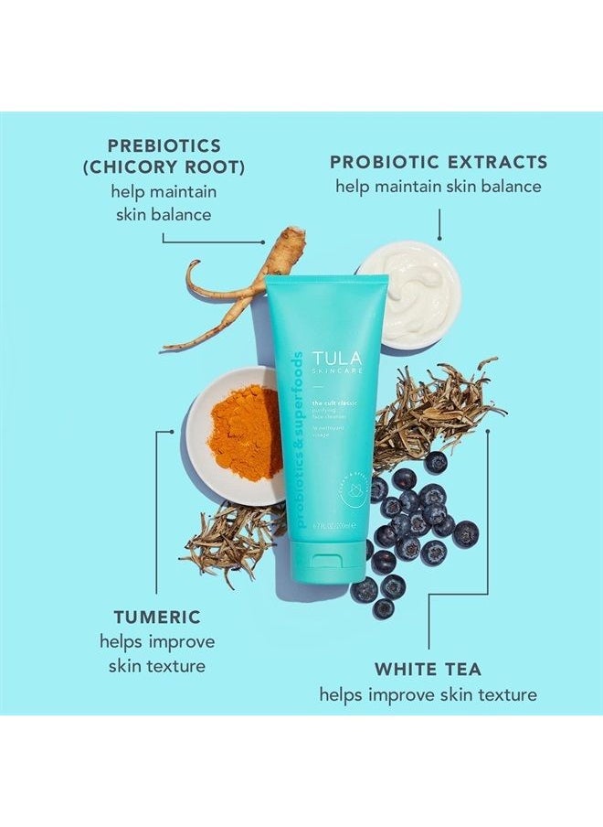 TULA - Skin Care The Cult Classic Purifying Face Cleanser (Travel-Size) | Gentle and Effective Face Wash, Makeup Remover, Nourishing and Hydrating | 1 oz. - Image 1