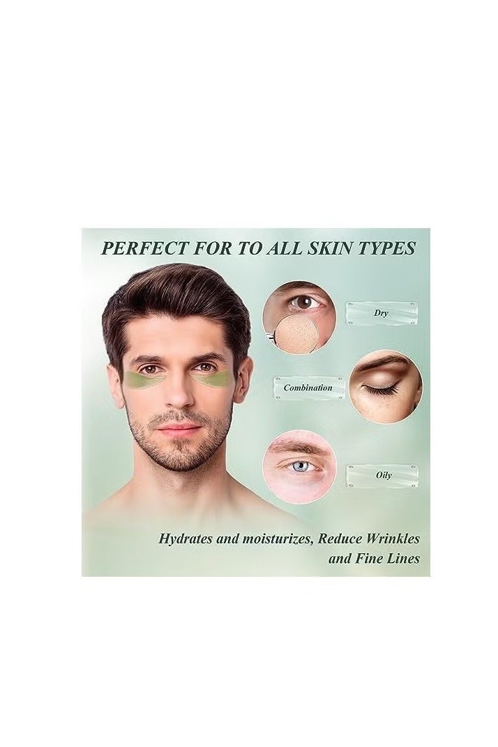 SADOER 60 PCS Eye Mask, Eye Patches for Puffy Eyes and Dark Circles, to Reduce Puffiness, Fine Lines, and Wrinkles with Pure Natural Extracts (Aloe) - Image 5