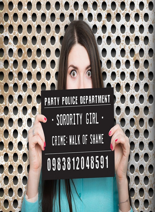 Haute Soiree 20 Funny Mugshot Signs (Black & White) - Selfie Photo Booth Prop Party Supplies for Bachelorette Party Games, Bridal Shower, Girls Night Out, Birthday, Wedding, Event Decoration Idea - - Image 4