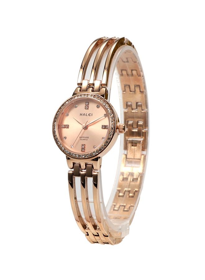 HALEI Harley 5014 Light Luxury Women's Bracelet Watch - Image 2