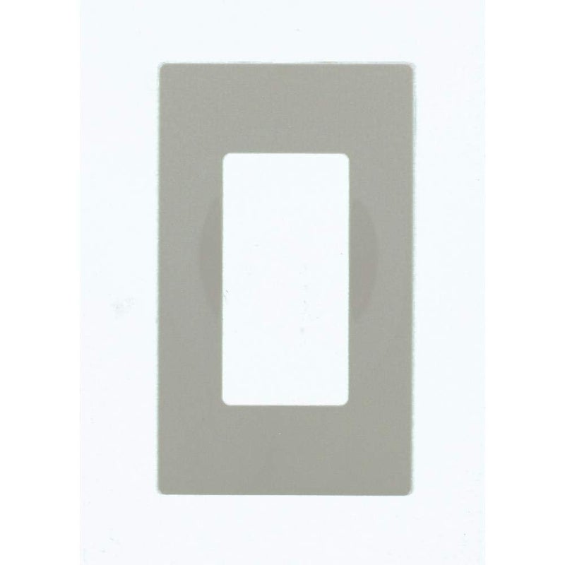 Leviton 1Gang Decora Plus Screwless Wall Plate 80301SGY Gray
