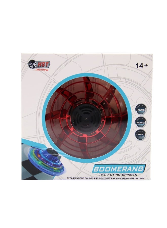 اتش اس تي سبينر عالي السرعة وسلس بتصميم مضيء مع حامل سلسلة أحمر 17 × 5.5 × 9.5 سم TSM-F002-2-R - Image 4