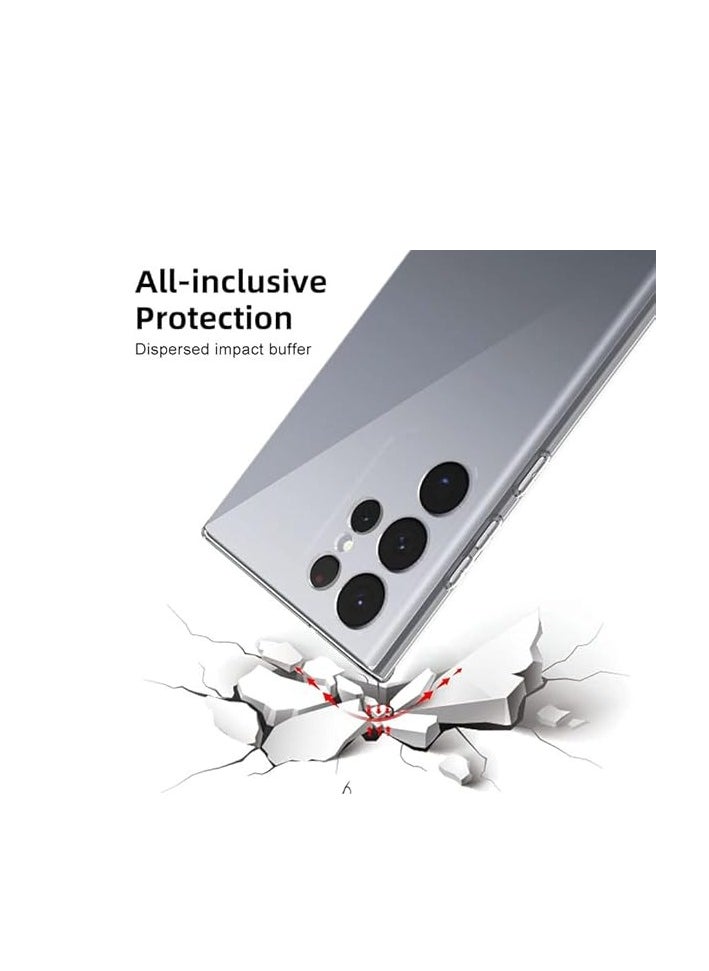 Generic S23 Ultra Case Clear Slim Thin Cover Fit Protective Case for Galaxy S23 Ultra，Clear  - Image 4