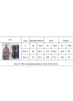 RedMapleTEK Colorful Elegant Glitter Fabric Long Skirt Blue  - Image 2