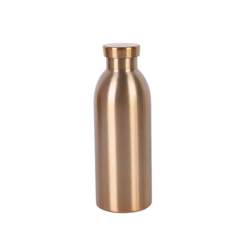 قارورة مياه معزولة، ستانلس ستيل، 350 ml، ذهبي من الستانلس ستيل باللون الذهبي - Image 1