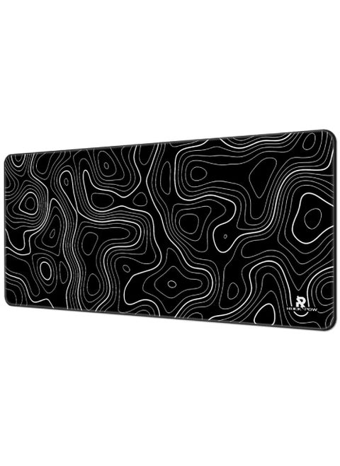 Large Mouse Pad Extended Gaming Non-Slip Rubber Base Office Desk Keyboard Mouse Pads (800 * 300 * 3mm)