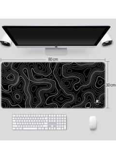Rock Pow Large Mouse Pad Extended Gaming Non-Slip Rubber Base Office Desk Keyboard Mouse Pads (800 * 300 * 3mm)  - Image 2