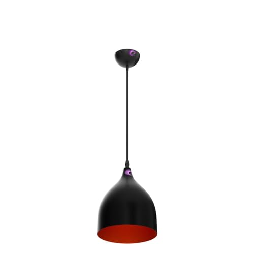 GreyWings Modern Hanging Pendant Light for Ceiling – Black Aluminium Dome, Antique Décor, E-27 Holder, (Bulb is not Included), Pack of 2 - Image 4