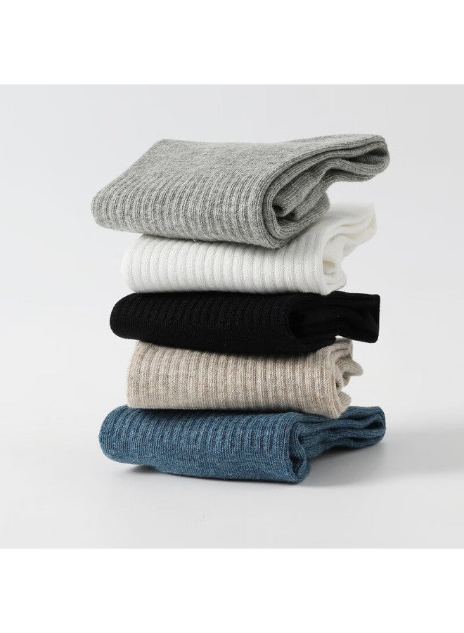 Fenton Fenteng Men'S Short Socks With Heel Protection 5 Pairs Pack, Breathable Cotton Skin-Friendly Comfortable Non-Slip Casual All-Match Socks - Image 5