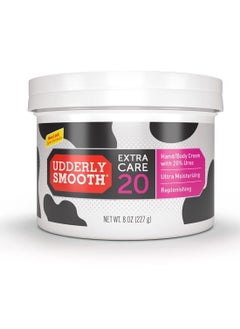 Udderly Smooth Udderly Smooth Extra Care Hand/Body Deep Moisturizing Cream with 20% Urea, Unscented, 8 Ounce  - Image 1