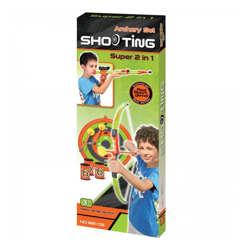 King Sport - Shooting Archery Set 2 in 1 Super Style - 881-05 - Image 3
