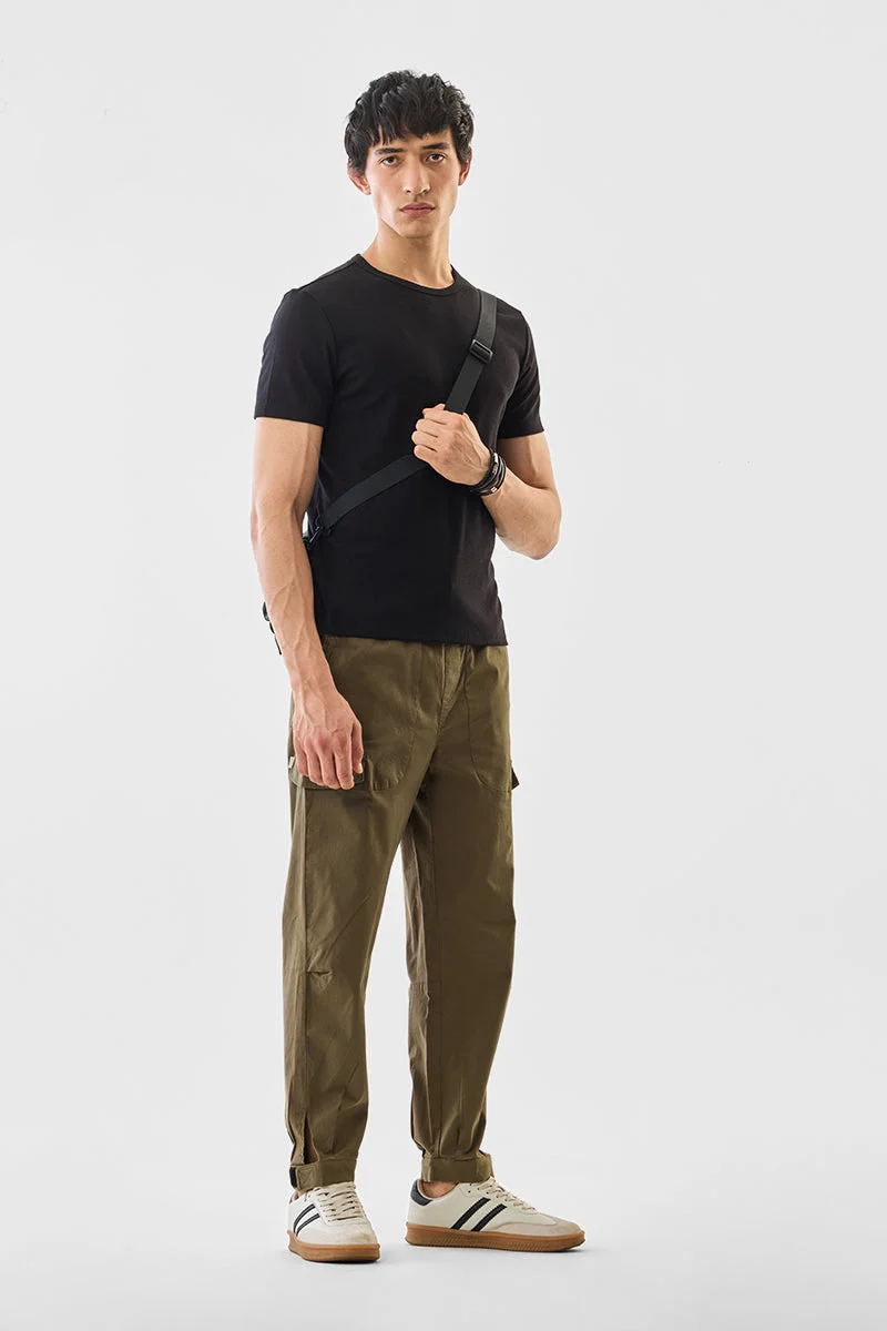 SNITCH بنطلون رياضي بقصة عادية وأساور قابلة للتعديل