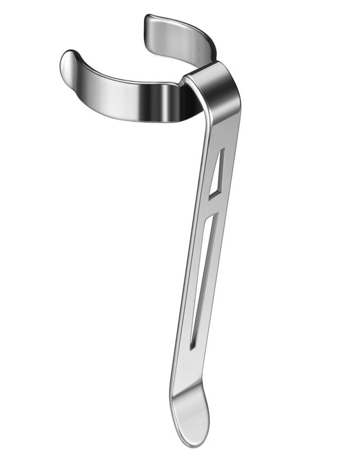 LIGHTFE B106 Flashlight Clip is Suitable for flashlights with a Diameter of 17-19 mm and a Slot Width of 3.9-4.3 mm. Stainless Steel Pen Clip, can be Used as a hat Clip, Pocket Clip, or Bag Clip - Image 1