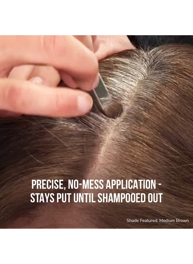 كولور واو تغطية جذور الشعر من كولور واو، بني متوسط - تغطية فورية للشعر الرمادي ولمسة نهائية مؤقتة، مقاوم للماء والعرق، تركيبة حائزة على جوائز لا تسبب الفوضى - Image 5