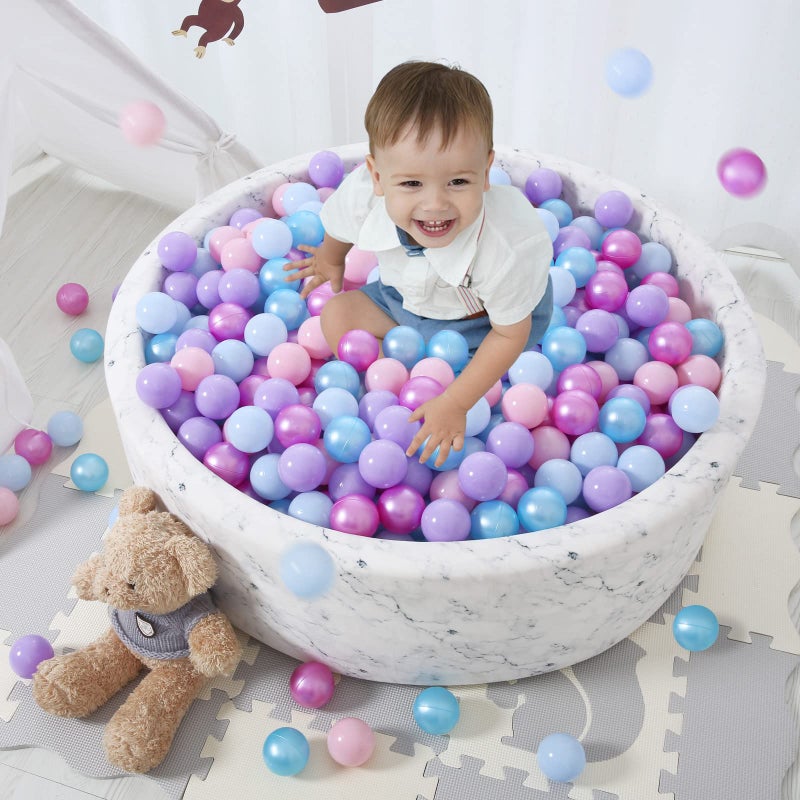 STARBOLO Ball Pit Balls  100pcs  Crush Proof Plastic Childrens Toy Balls Macaron Ocean Balls for Birthday Christmas Parties Games Pool - Image 3
